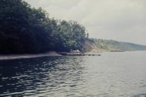 View north along the beach